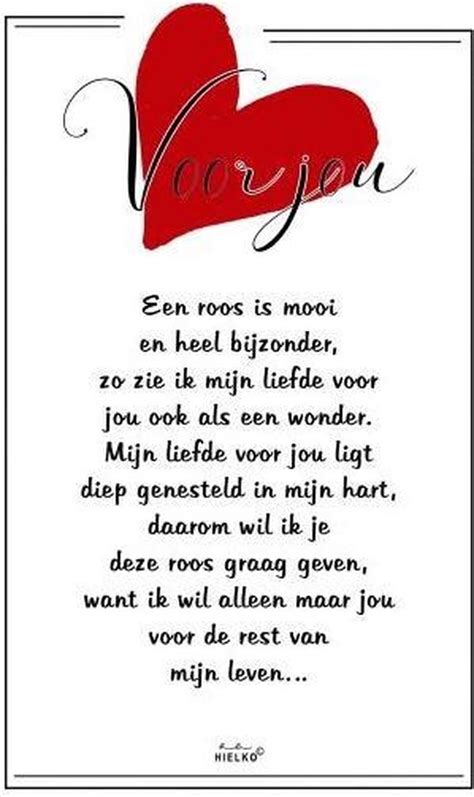 Kristallen Roos Met Gedicht Voor Jou Voor Jou Gedicht Kado Voor