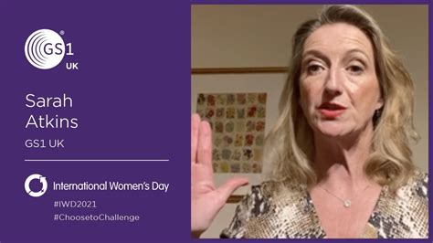 International Women S Day 2021 Sarah Atkins CMO At GS1 UK YouTube