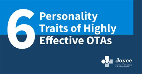 6 Personality Traits of Highly Effective OTAs | Joyce