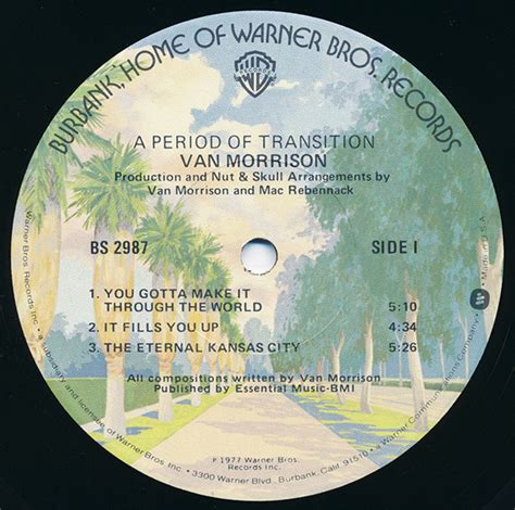 Van Morrison A Period Of Transition Vinyl Pussycat Records