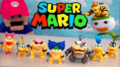 Super Mario Koopalings Pack Jakks Iggy Bowser Jr Wendy Larry The Best ...