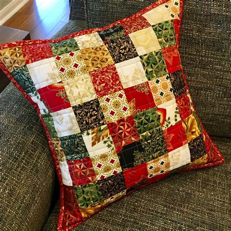 Simple Patchwork Pillows Free Pattern Artofit