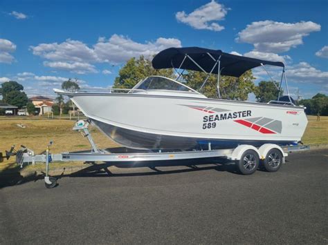 589 Seamaster Stacer 115hp Mercury Pro XS Alloy Trailer Bluewater