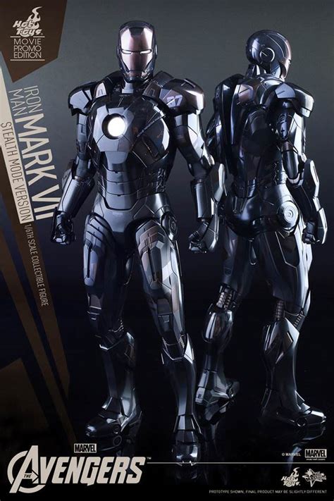 Hot Toys MMS The Avengers Iron Man Mark VII Stealth Mode Version Hot Toys Complete
