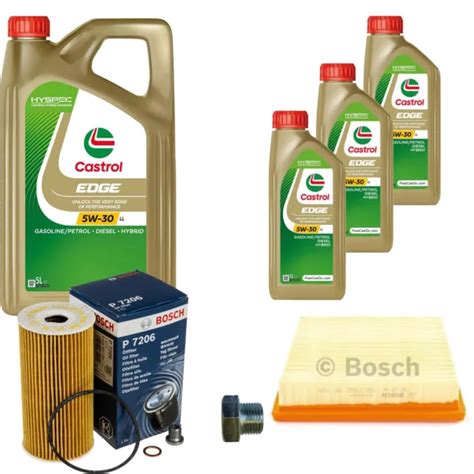 BOSCH INSPECTION SET 8 L Castrol Edge 5W 30 Ll Pour Lancia EUR 182 10