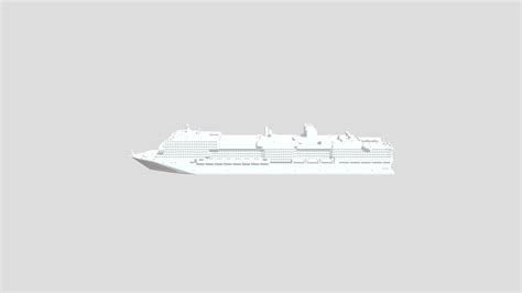 Queen Anne Cruise Ship - Download Free 3D model by Gman The Cruise Dude ...