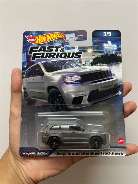 Hotwheel Jeep Grand Cherokee Trackhawk Fast Furious Hobbies Toys