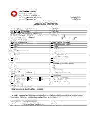 Ultrasound Requisition Template 1494 Docx HOPE GENERAL HOSPITAL 77