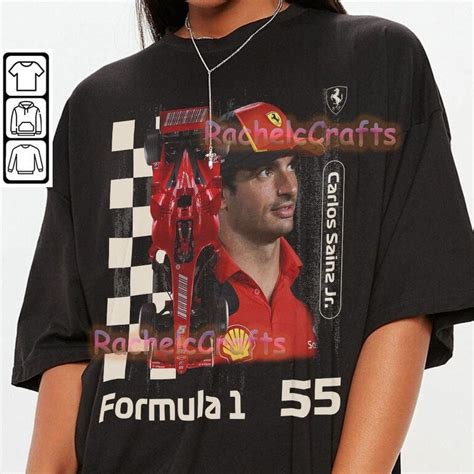 Carlos Sainz Jr Formula One Merch Shirt Carlos Sainz Jr Vintage S