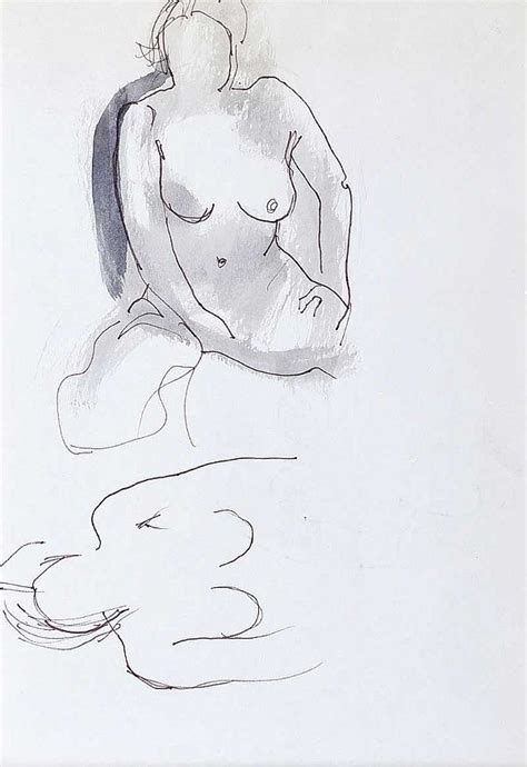 FEMALE NUDE STUDY By George Campbell RHA RUA