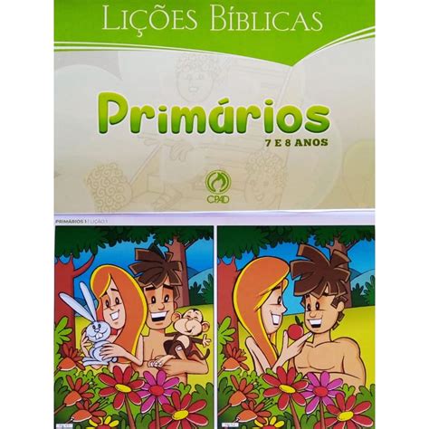 Livro De Visuais Primários CPAD 1 Trimestre 2022 Escola Dominical