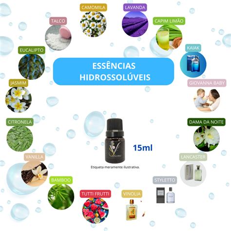 Kit E Ess Ncias Para Difusor El Trico E Aromatizador E Sabonetes