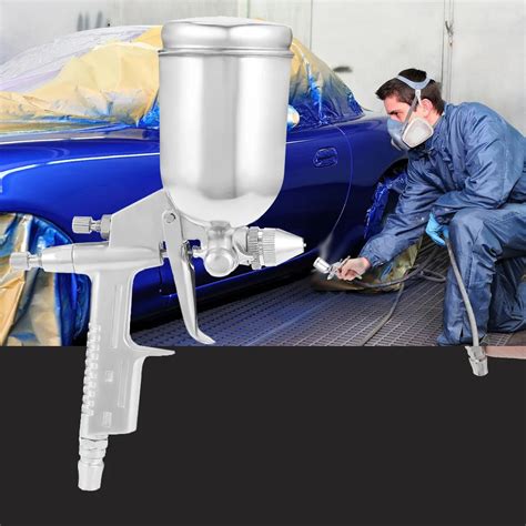 Hvlp Gravity Feed Air Spray Gun Mm Paint Sprayer Ml Diy Painting