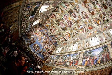 FOTOGRAFÍAS DE LA CAPILLA SIXTINA. MIGUEL ÁNGEL. EL VATICANO. ROMA ...