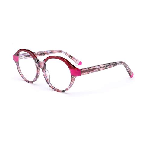 China Gd Stylish Beautiful Round Acetate Lamination Optical Frames