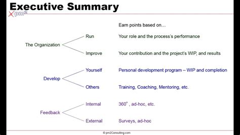 How To Build The Employee Scorecard Executive Summary Youtube