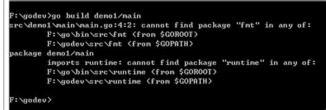 Go Build Error Cannot Find Package Fmt In Any Of How To Solve