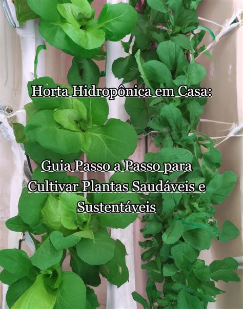 Horta Hidropônica em Casa Guia Passo a Passo para Cultivar Plantas