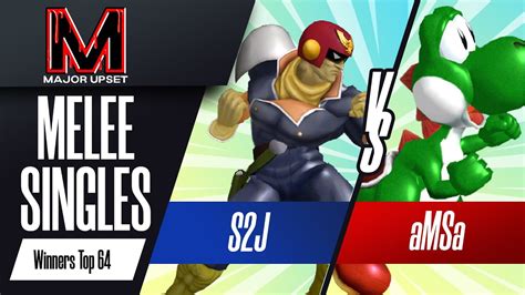 S J Captain Falcon Vs Amsa Yoshi Melee Singles Top Winners