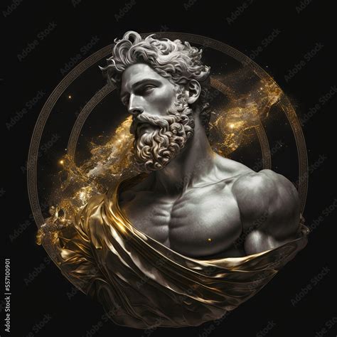 Stoic Statue Male Stoicism Stock Illustration Adobe Stock