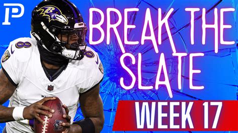 Week 17 Nfl Dfs Money Makers Break The Slate