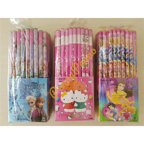 Jual Pensil 2B Motif Karakter Cewek Dan Cowok Shopee Indonesia