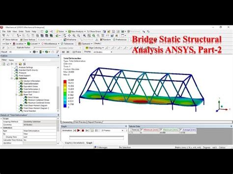 Bridge Modeling Static Structural Analysis Using ANSYS Part 2 YouTube