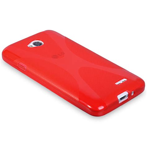 Yousave Accessories Lg L Silicone Gel X Line Case Red