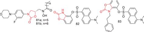 Oxazolidinone derivatives 81a-83 reported as anti-inflammatory agents ...