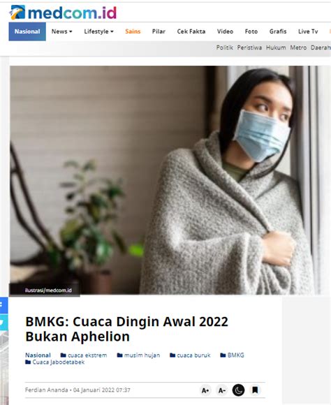 Cek Fakta Muncul Fenomena Aphelion Cuaca Jadi Lebih Dingin Dan Bikin