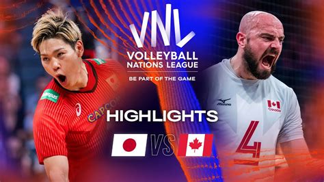 JPN Vs CAN Highlights Week 2 Men S VNL 2023 YouTube