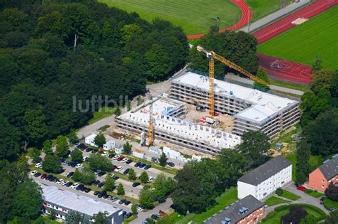 Flensburg Von Oben Neubau Eines Unterkunftsgeb Ude Der Marineschule