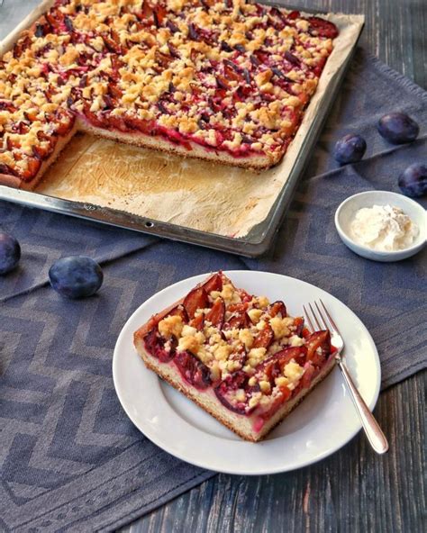 Zwetschgenkuchen Mit Streusel Vom Blech Einfach Stressfrei Und Lecker