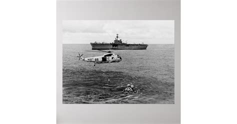 Apollo 13 Splashdown & Recovery Poster | Zazzle