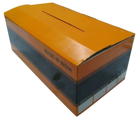 Single Wall 3 Ply Shoes Packaging Box At Rs 28 Piece In New Delhi ID