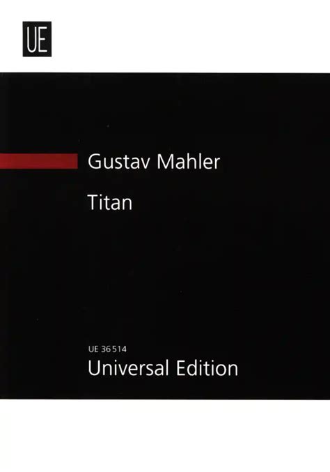 Titan Von Gustav Mahler Im Stretta Noten Shop Kaufen