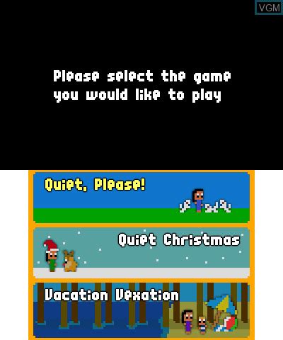 Quiet, please! for Nintendo 3DS - The Video Games Museum