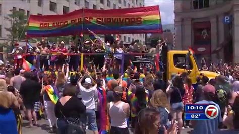 A Mix Of Pride And Anger At Lgbt Rights Marches Across Us Wsvn 7news Miami News Weather