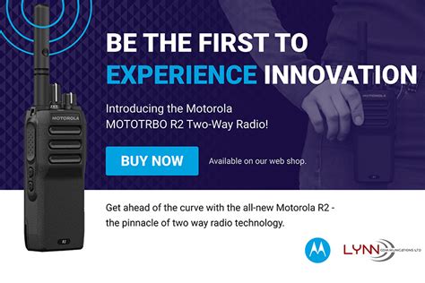 Introducing The Motorola R Portable Digital Two Way Radio Lynn