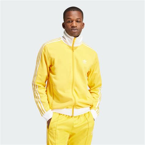 Adidas Adicolor Classics Beckenbauer Track Top Yellow Adidas Uk