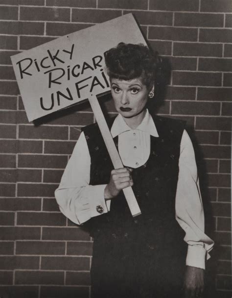 I Love Lucy Picketing Ricky Ricardo Unfair 8x10 Print