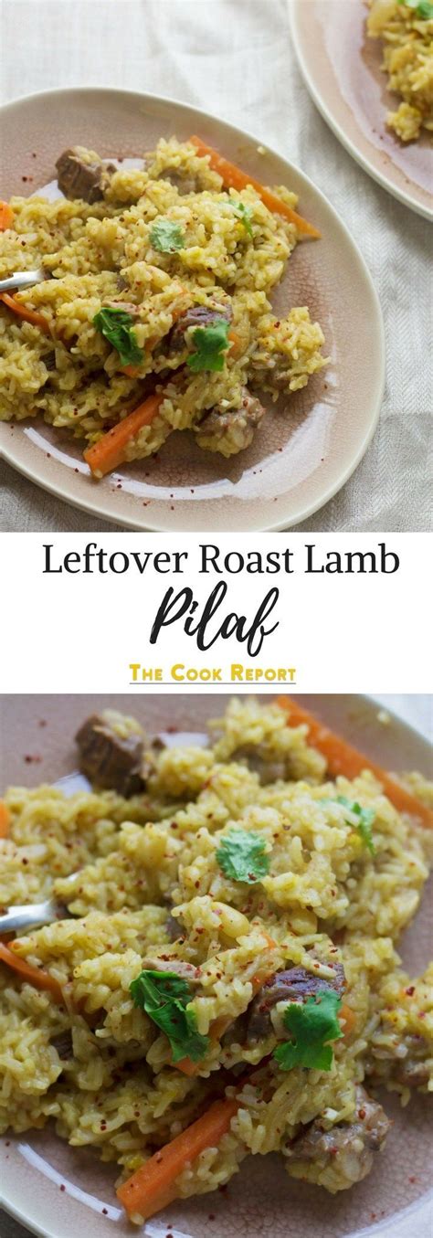 This Leftover Roast Lamb Pilaf Is A Great Way To Use Up Leftovers And