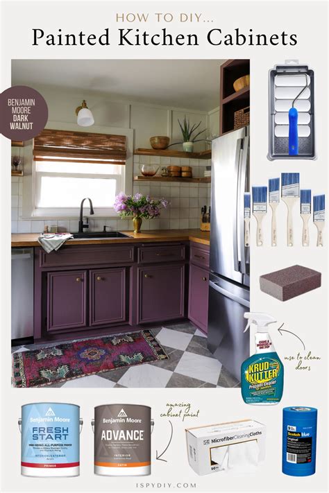 How To Paint Kitchen Cabinets | As Seen on Makeover by Monday - I SPY DIY