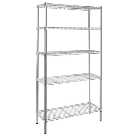 Amucolo In H Tier Chrome Heavy Duty Shelving Unit Wire Metal