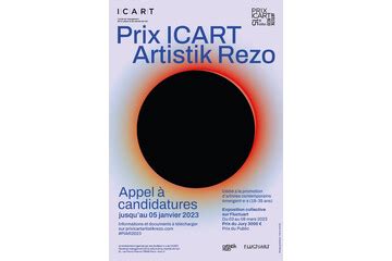 Appel Candidatures Le Prix Icart Artistik Rezo Revient Pour Sa