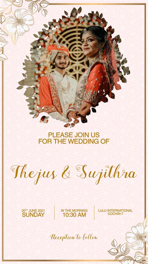 Whatsapp Wedding Invitation Psd Templates Part Psdpix Psdpix