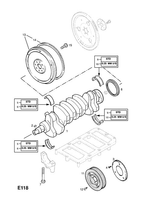 Vauxhall Astra G Zafira A Flywheel And Fittings Opel Epc Online