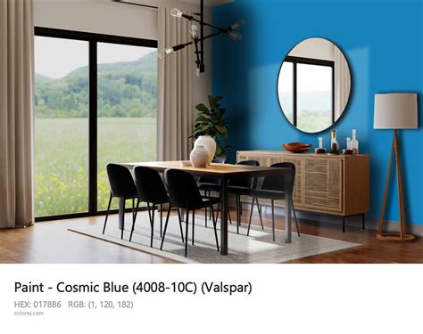 Valspar Cosmic Blue 4008 10c Paint Color Codes Similar Paints And