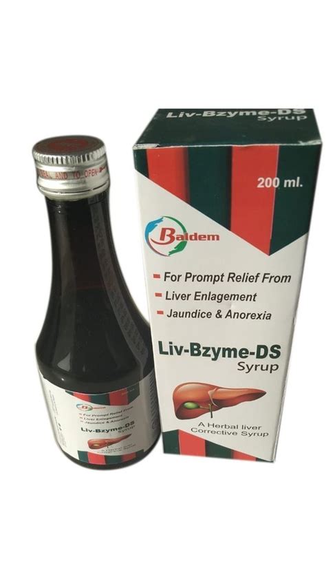 Liv Bzyme DS Syrup Packaging Size 200ml Packaging Type Bottle At Rs