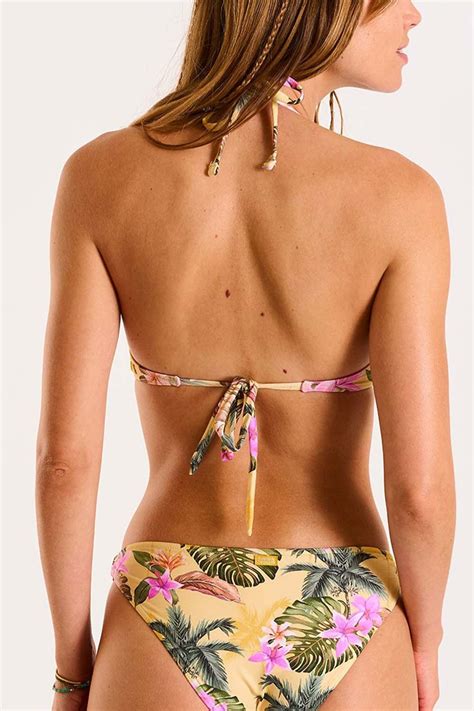 Bikini Top Sg Bain Minew Limetropi 0051 jaune Κίτρινο M SQUARE